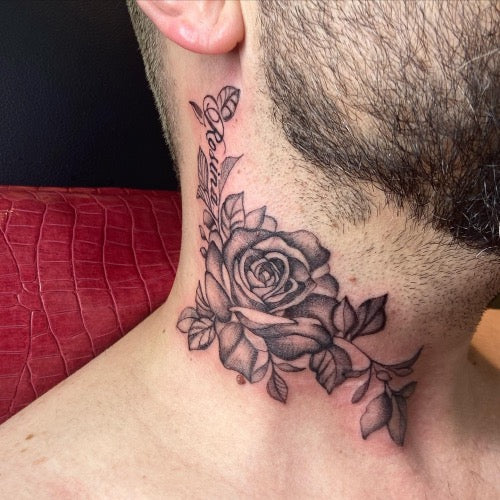 Neck Tattoos: Picture List Of Neck Tattoo Designs