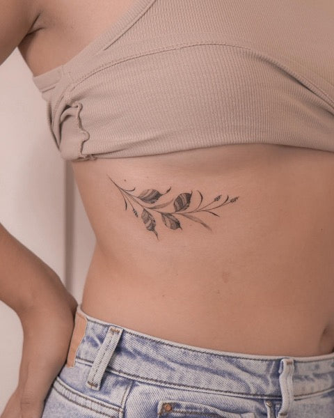 Simple Underboob Tattoo