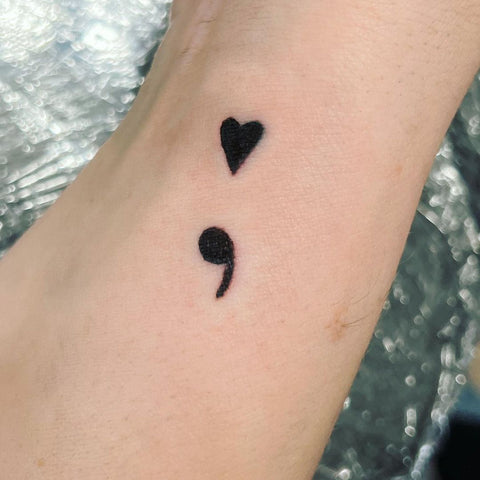 30 Semicolon Tattoo Designs Ideas  Meaning  The Trend Spotter