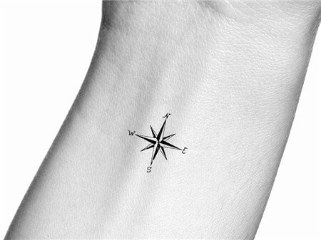 Simple Compass tattoo