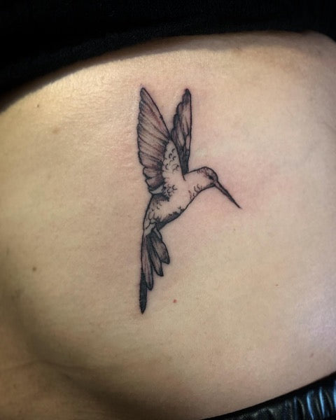 Simple Hummingbird Tattoo