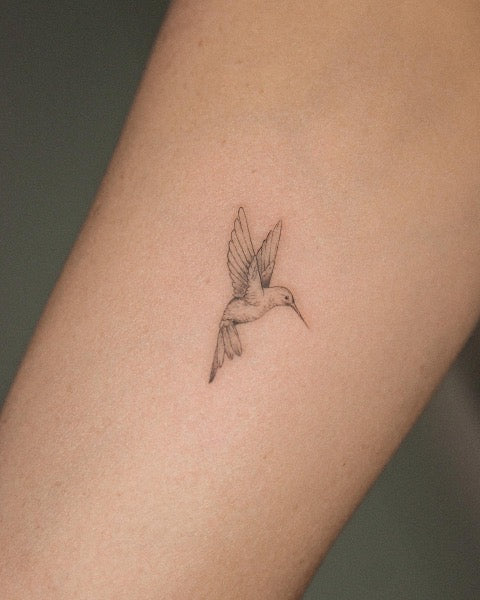 Hummingbird tattoo by Mo Ganji  Post 30128  Mo ganji Geometric hummingbird  tattoo Hummingbird tattoo