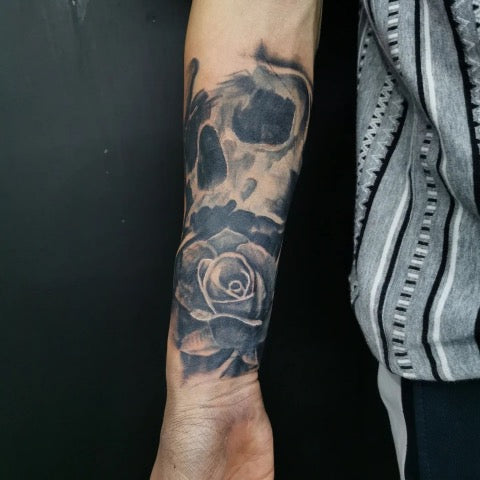 Skull Forearm Tattoo 1
