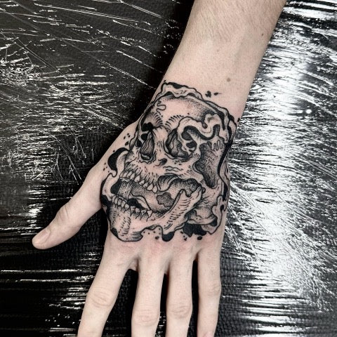 Skull Hand Tattoo