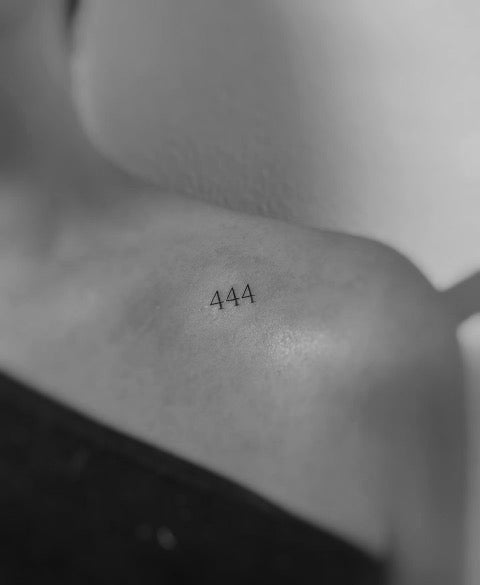Small 444 Tattoo