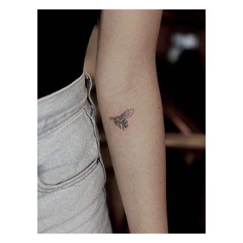 Small Bee Tattoo