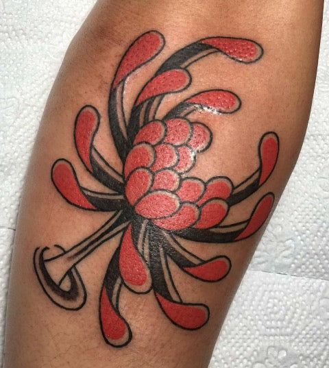 Small Chrysanthemum Tattoo