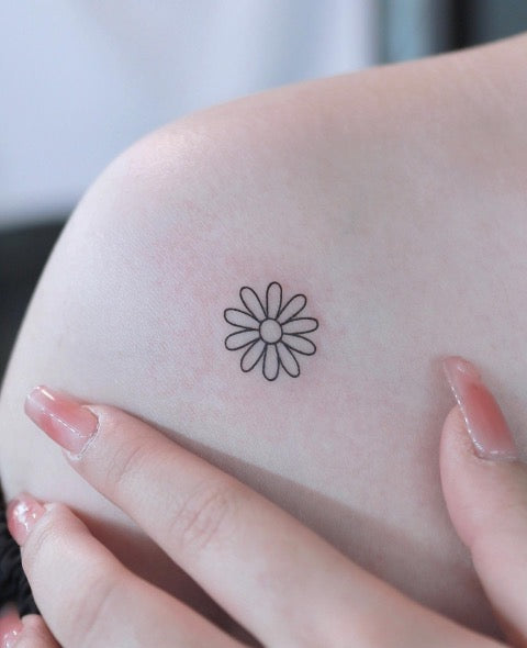 Buy Little Daisy Flower Temporary Tattoo Online in India  Etsy