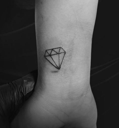 Simple Diamond Tattoo