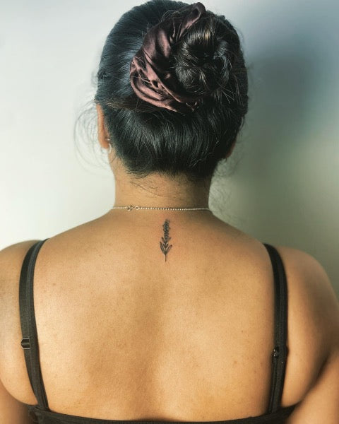 Small Lavender Tattoo