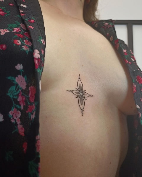 Small Underboob Tattoo