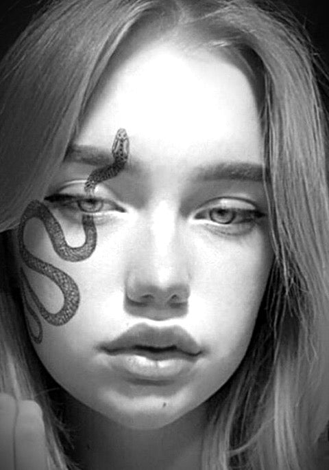 Snake Face Tattoo