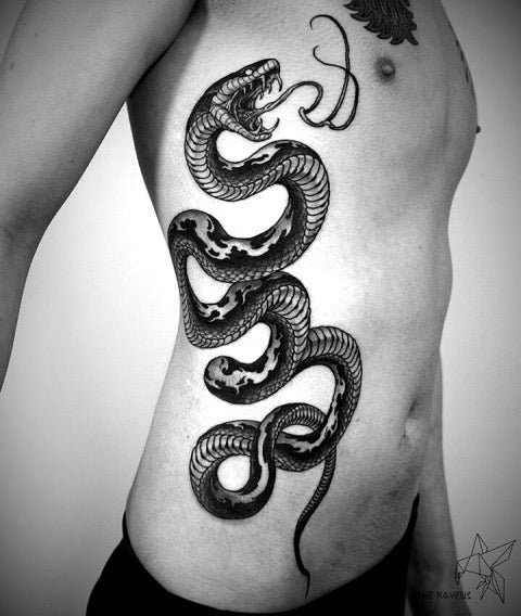 Snake Rib Tattoo