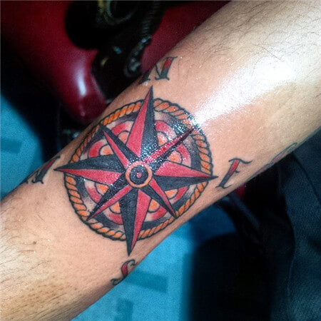 Star Compass Tattoo