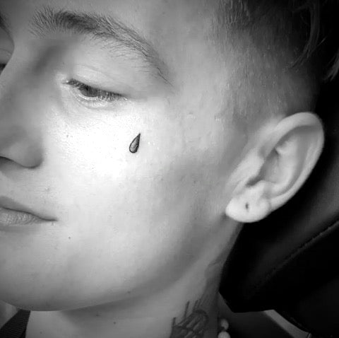 Tear Face Tattoo