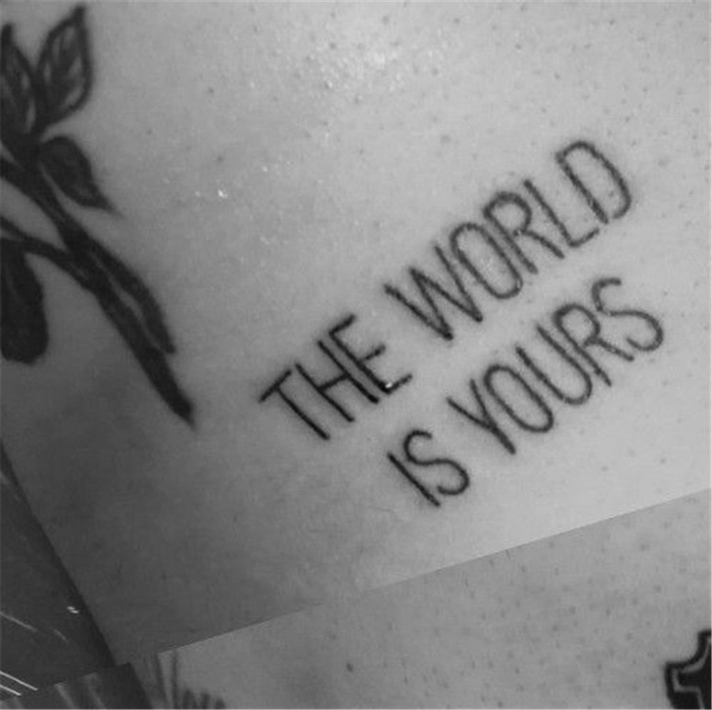 the world is yours tattoo designTikTok Search