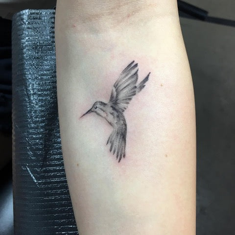 Tiny Hummingbird Tattoo