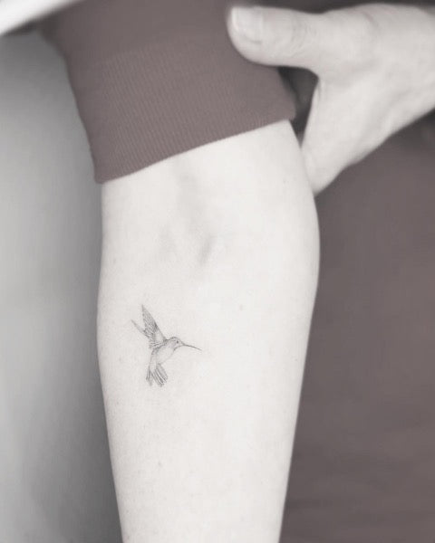 Tiny Hummingbird Tattoo