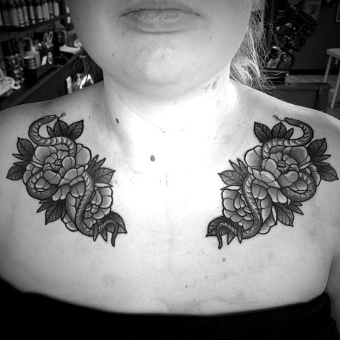 49 Collar Bone Tattoos Designs and Ideas – neartattoos