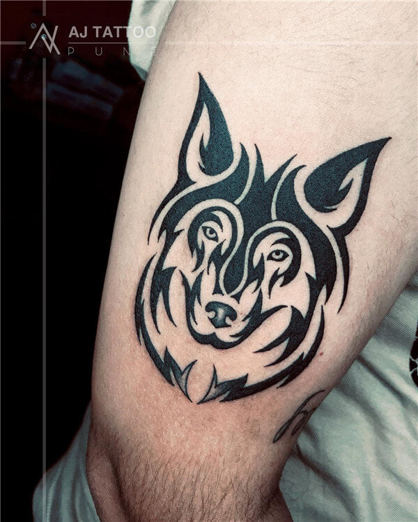 Tribal Lion Tattoo