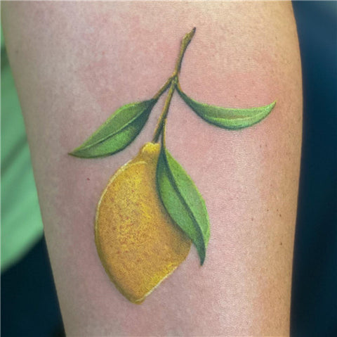 Whole Lemon Tattoo