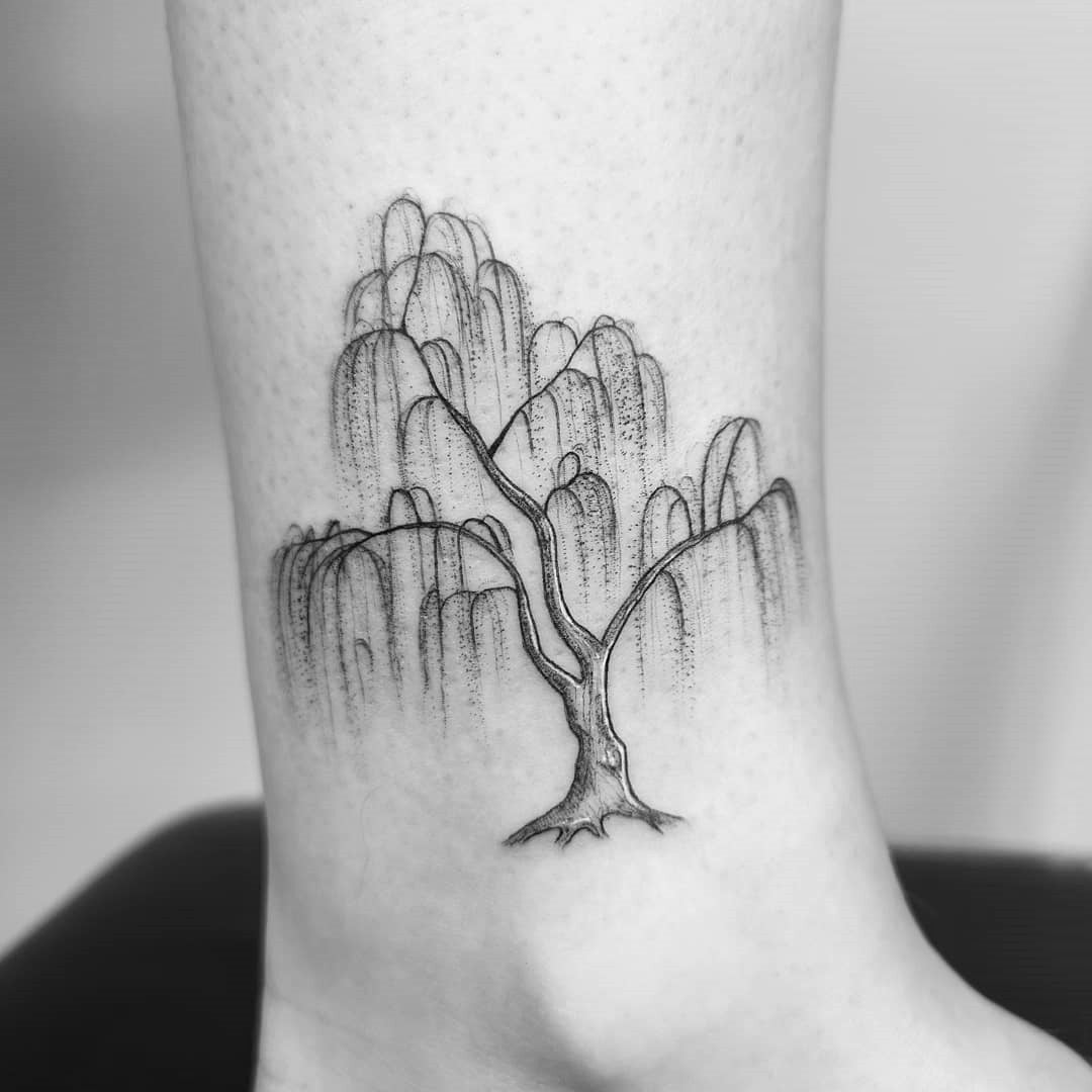 Tree Geometric Tattoo Images