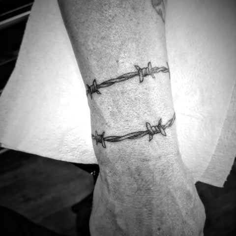 Barbed Wire Bracelet Tattoo