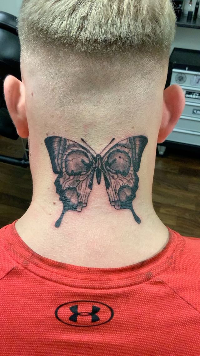 Butterfly Geometric Tattoo Images