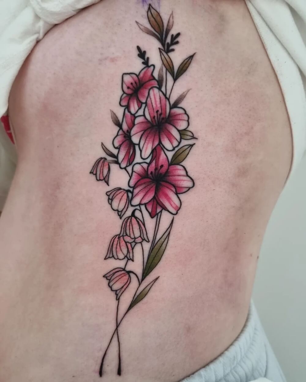 Daffodil and Lily of the Valley Tattoo