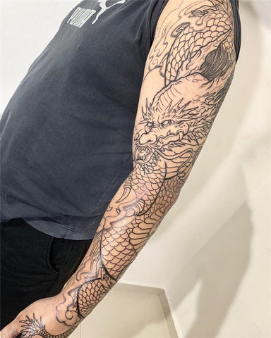 Anubis Sleeve Tattoo  TATTOOGOTO