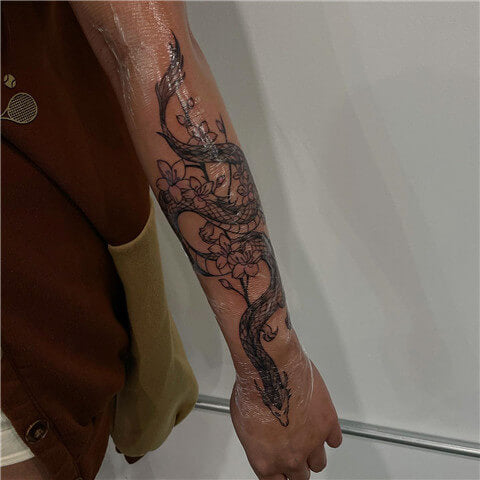 100 Dragon Sleeve Tattoos For Men - YouTube