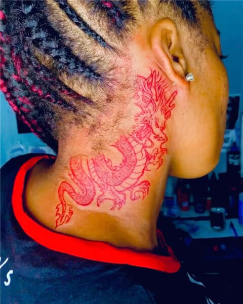 29 Fantastic Dragon Neck Tattoos  Tattoo Designs  TattoosBagcom