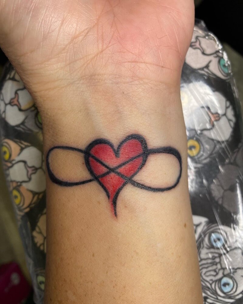 Infinity Heart Tattoo