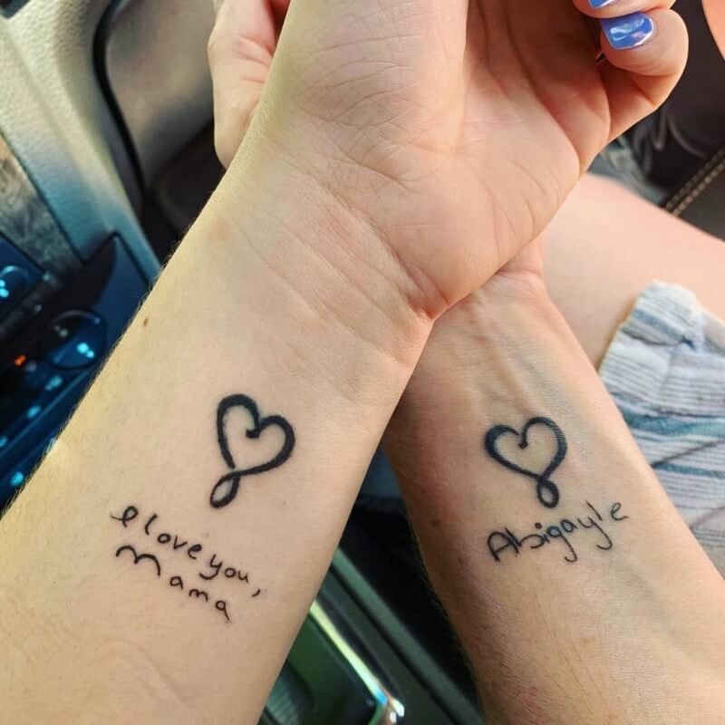 Infinity Heart Tattoo