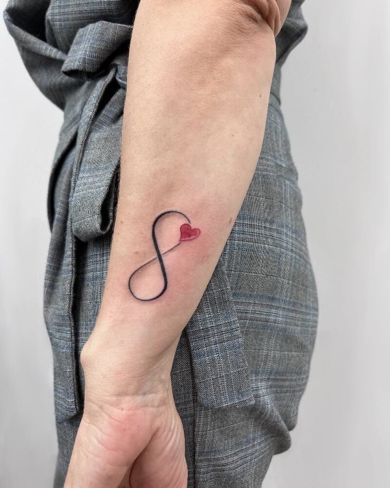 Infinity Heart Tattoo