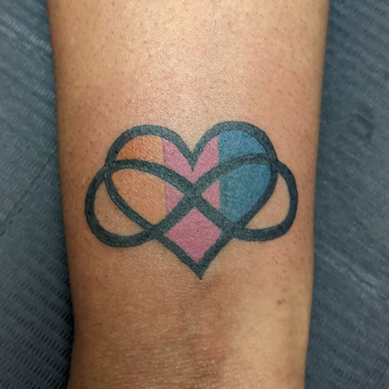 Infinity Heart Tattoo