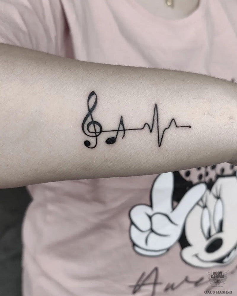 150+ Meaningful Treble Clef Tattoo Designs for Music Lovers (2021) | Treble  clef tattoo, Love music tattoo, Treble tattoo