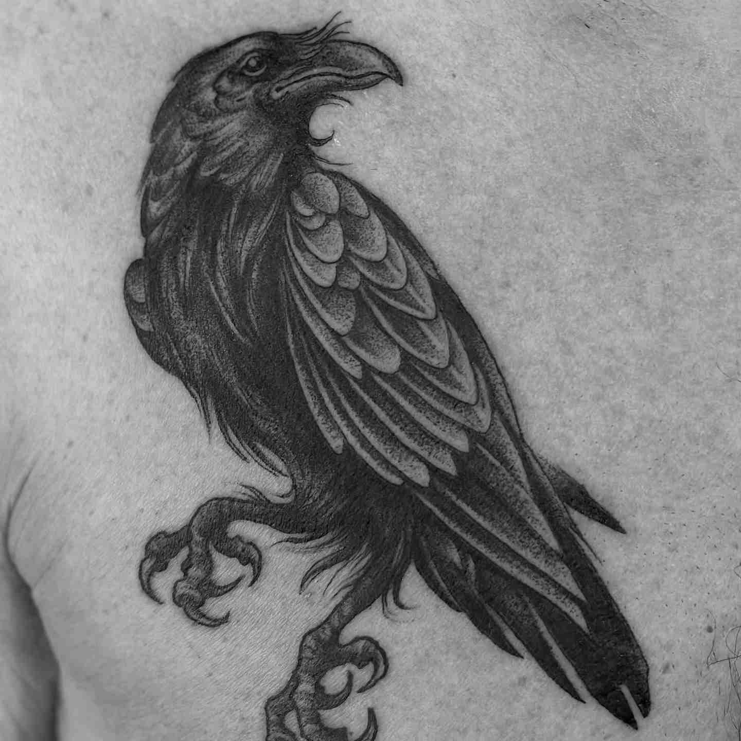 Sketch Tattoos  Wrist tattoos for guys Tattoos Crow tattoo