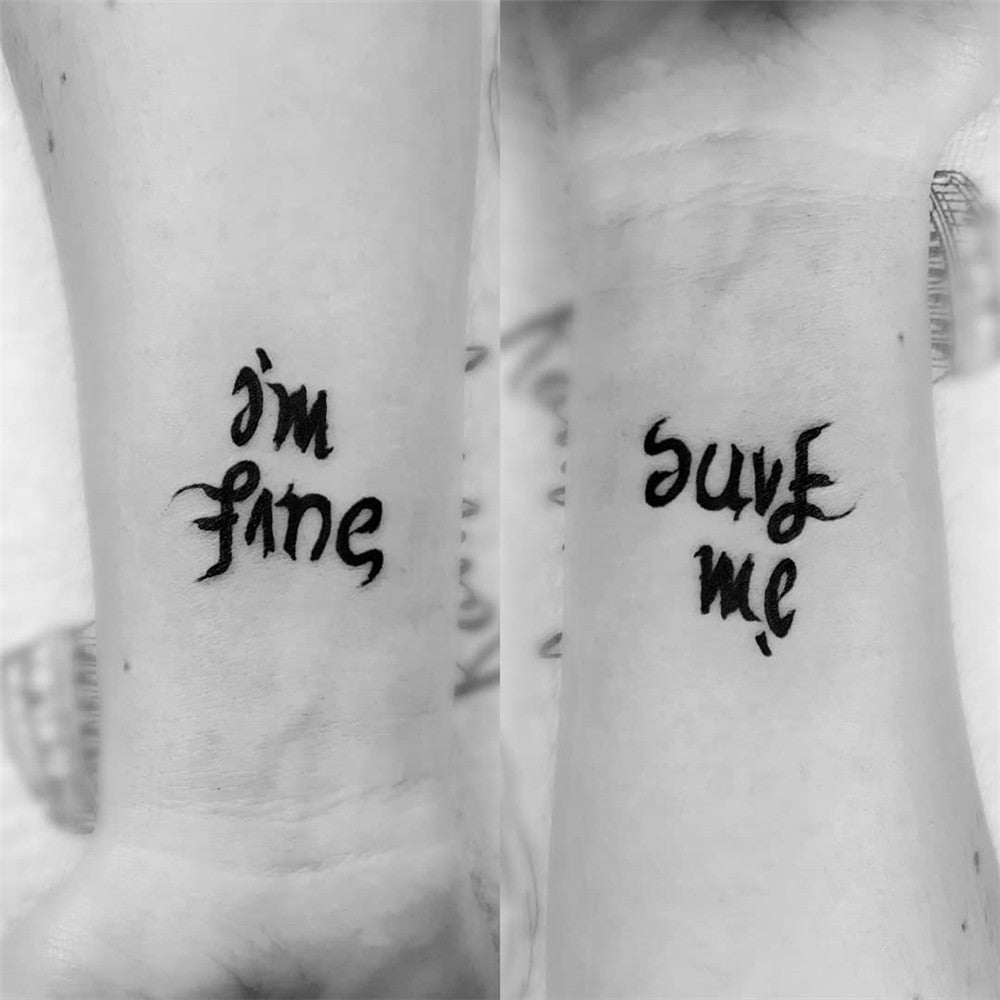 Tattoo with a hidden message highlights the invisible battle faced by  people with depression  The Independent  The Independent