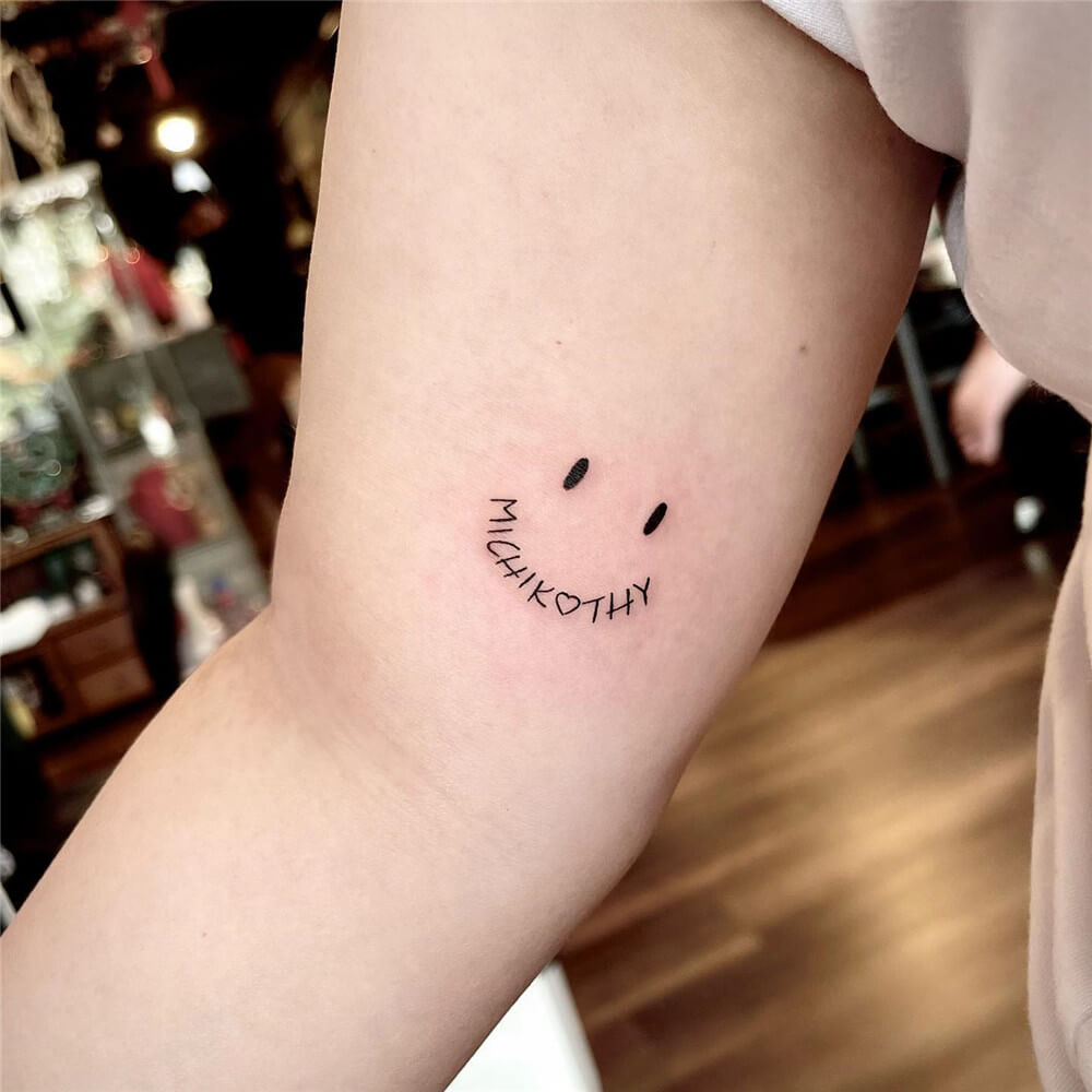 XO Smiley face and  Tattoos By Shawn Edin  Facebook