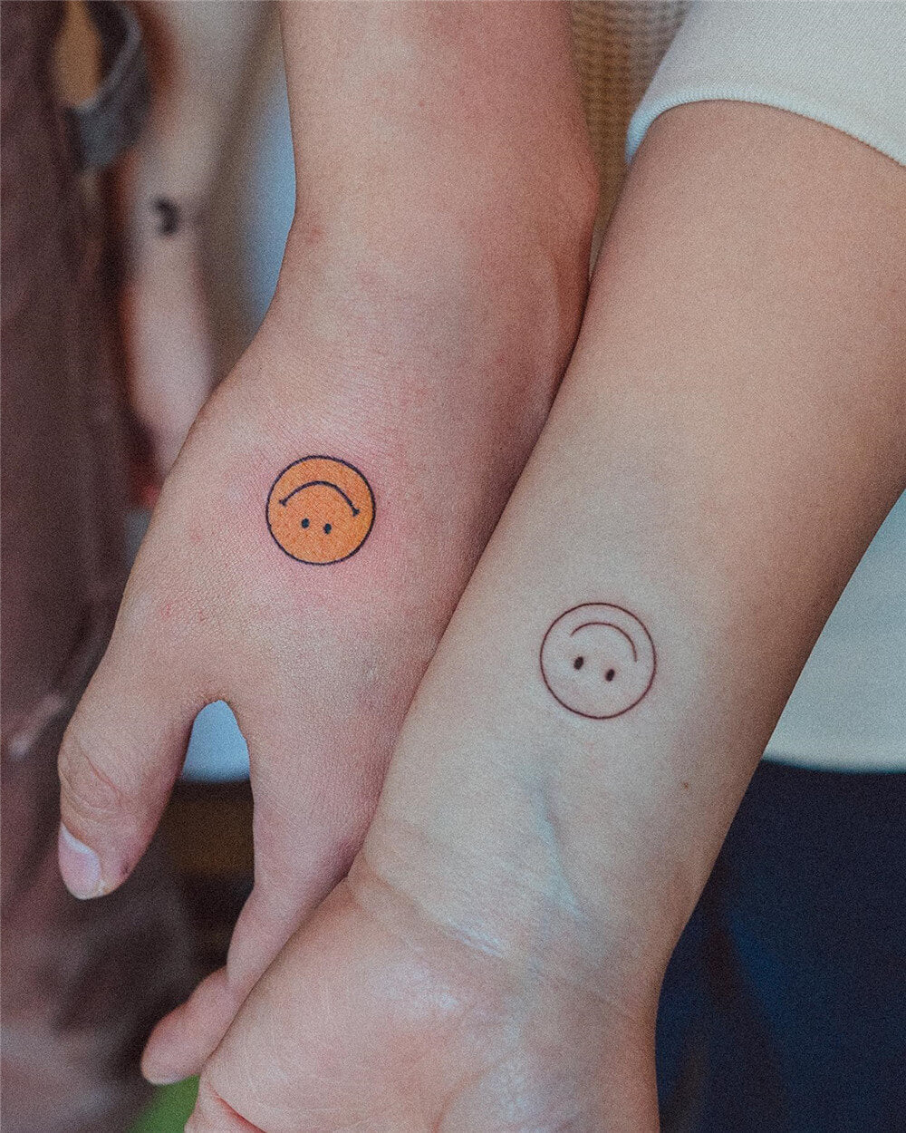 Mauvola  Smiley Face Print Waterproof Temporary Tattoo  YesStyle