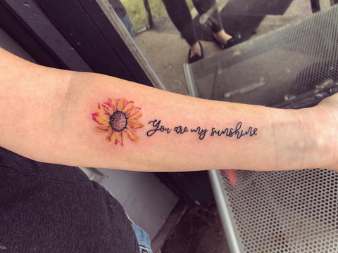 25 You Are My Sunshine Tattoo Design Ideas for Women  EntertainmentMesh