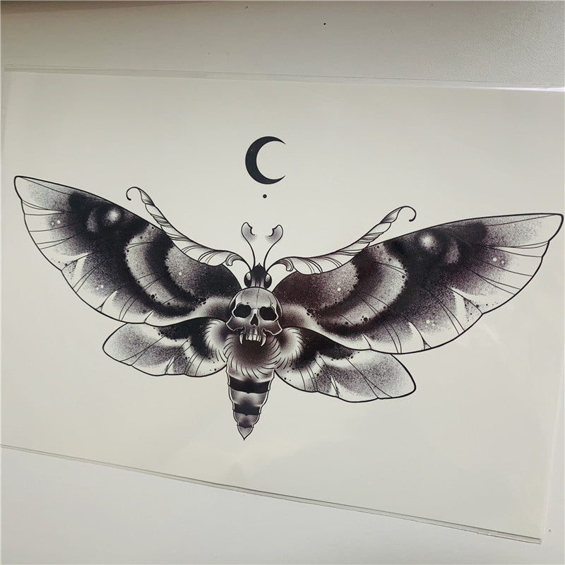 Black  grey Luna Moth  Olde Tyme Tattoo  Barber Shop  Facebook
