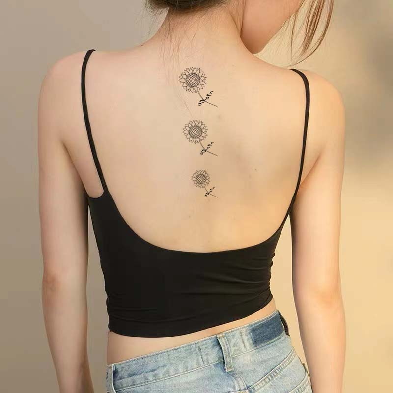 Sunflower Tattoo Outline