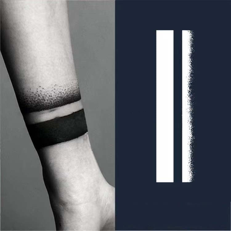 Solid armband tattoo by Wagner Basei  Tattoogridnet