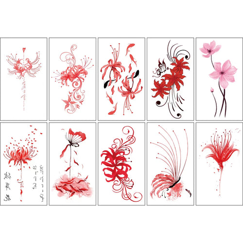 Spider Lily Tattoo  Red Spider Lily Tattoo  neartattoos