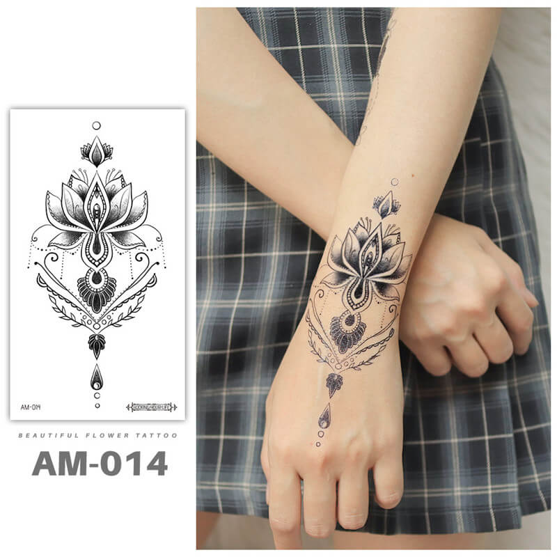 30 Attractive Black Lotus Tattoo Designs with Meaning