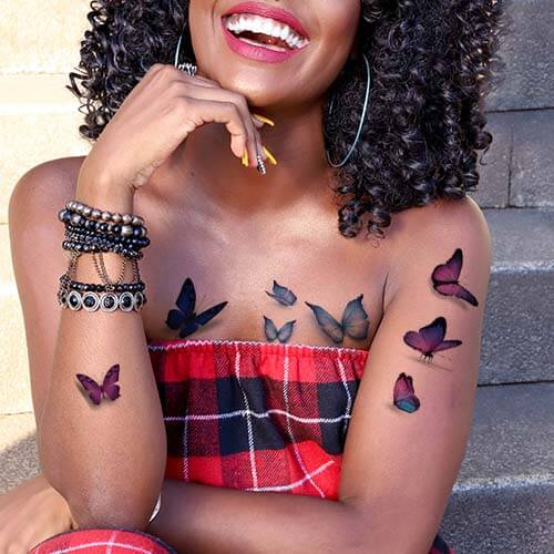 Share more than 77 3d purple butterfly tattoo super hot  thtantai2