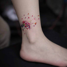 Load image into Gallery viewer, Dandelion Tattoo with Butterfly
