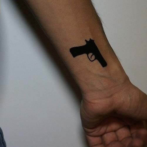 Revolver action by Artist Cody  LuckyHand Tattoos  Facebook